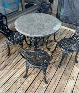 Cast Chairs and Table