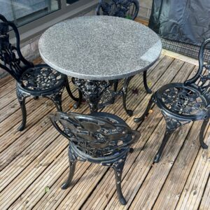 Cast Chairs and Table